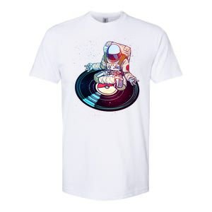 Astronaut Yoga Music Record Softstyle® CVC T-Shirt