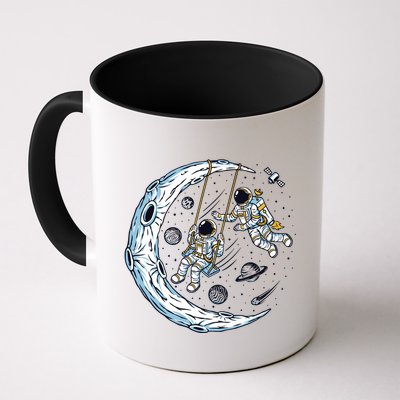 Astronauts Moon Swinging Mug