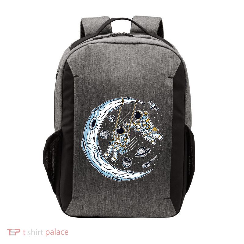 Astronauts Moon Swinging Vector Backpack