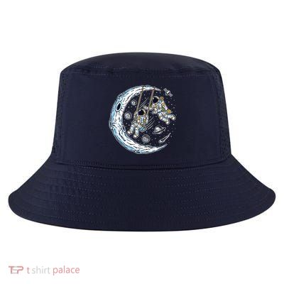 Astronauts Moon Swinging Cool Comfort Performance Bucket Hat
