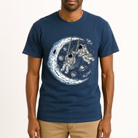 Astronauts Moon Swinging Tall T-Shirt