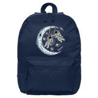 Astronauts Moon Swinging 16 in Basic Backpack