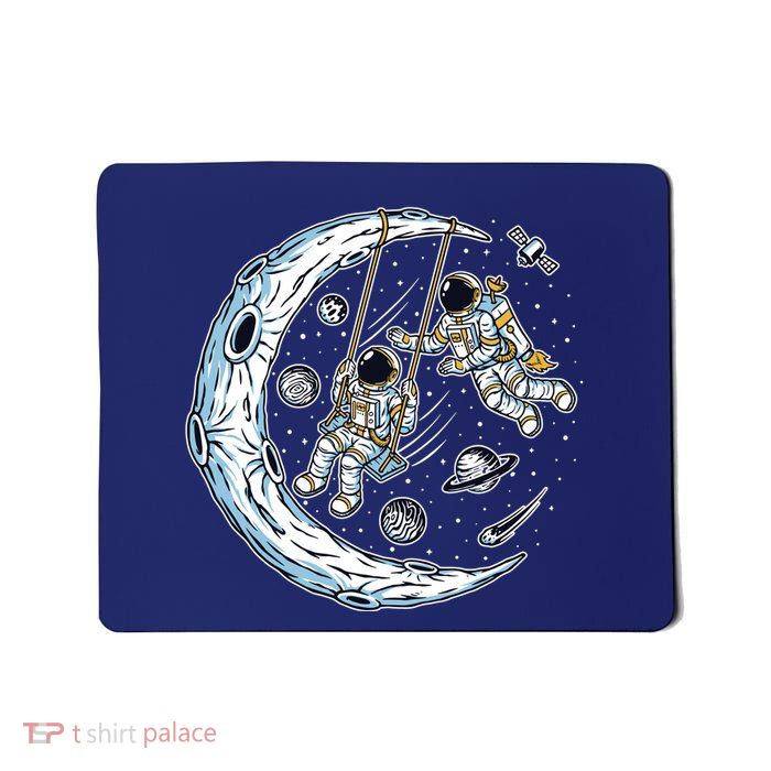 Astronauts Moon Swinging Mousepad