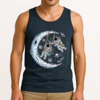 Astronauts Moon Swinging Tank Top