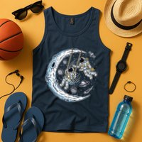 Astronauts Moon Swinging Tank Top