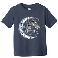 Astronauts Moon Swinging Toddler T-Shirt