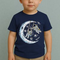 Astronauts Moon Swinging Toddler T-Shirt