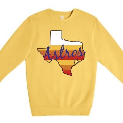 Astros Baseball Vintage Premium Crewneck Sweatshirt