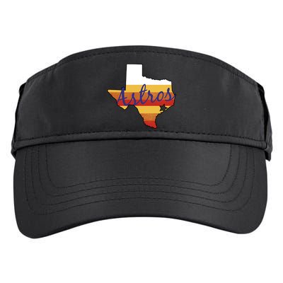 Astros Baseball Vintage Adult Drive Performance Visor