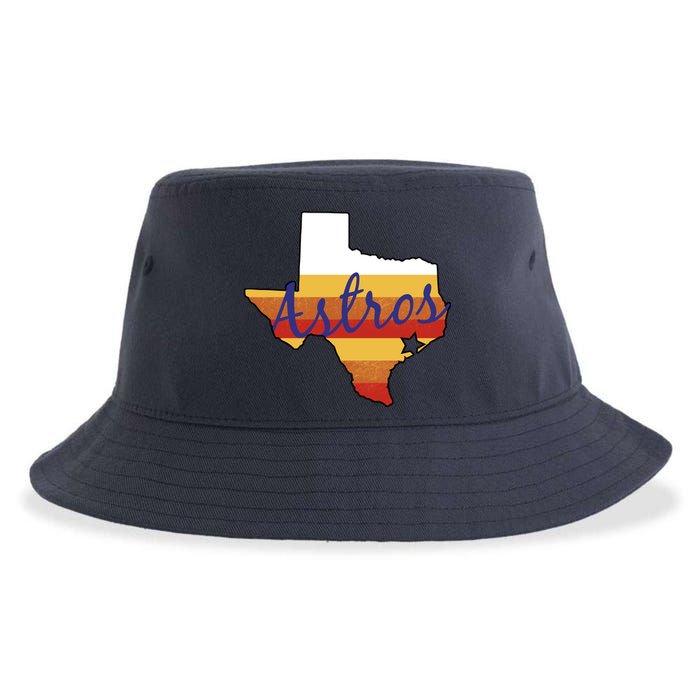 Astros Baseball Vintage Sustainable Bucket Hat