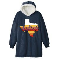 Astros Baseball Vintage Hooded Wearable Blanket