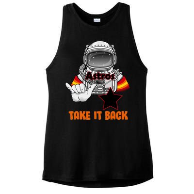 Astros Take It Back Ladies PosiCharge Tri-Blend Wicking Tank