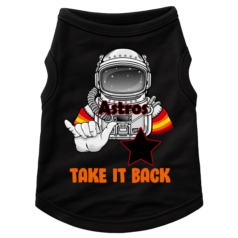 Astros Take It Back Doggie Tank