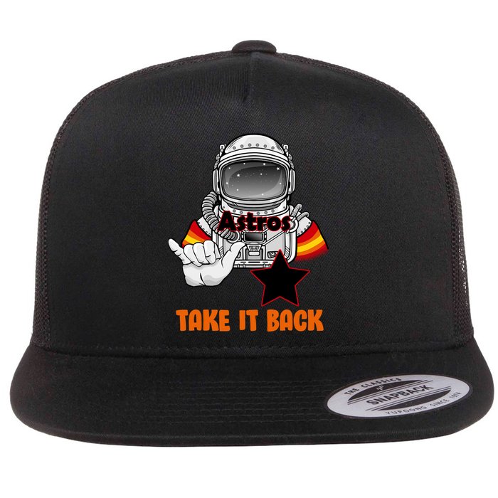 Astros Take It Back Flat Bill Trucker Hat