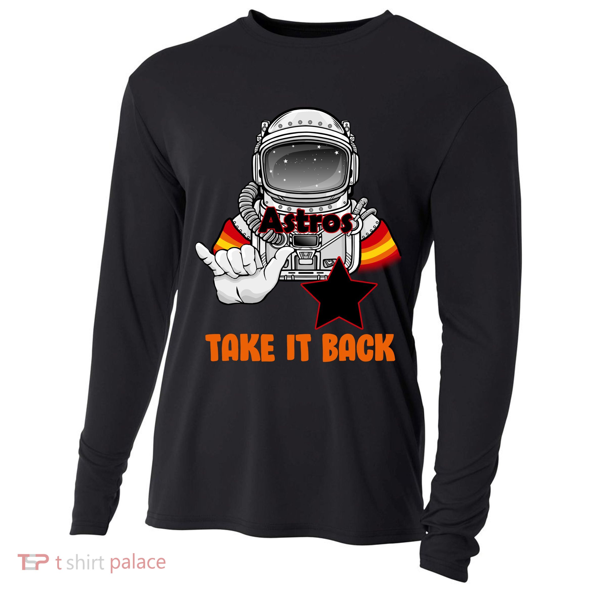 Astros Take It Back Cooling Performance Long Sleeve Crew