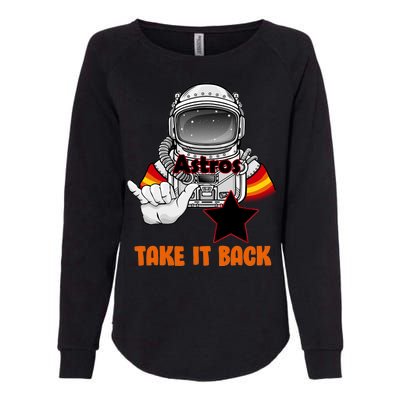 Astros Take It Back Womens California Wash Sweatshirt