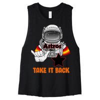 Astros Take It Back Women's Racerback Cropped Tank