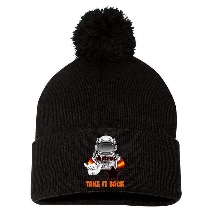 Astros Take It Back Pom Pom 12in Knit Beanie