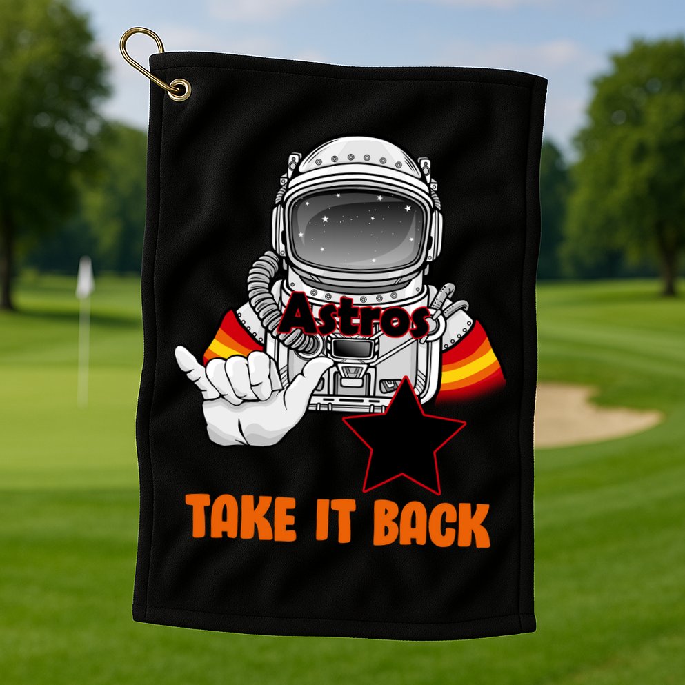 Astros Take It Back Golf Towel