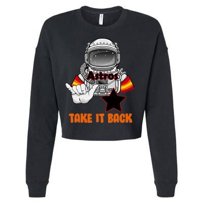 Astros Take It Back Cropped Pullover Crew