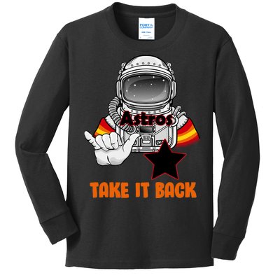 Astros Take It Back Kids Long Sleeve Shirt