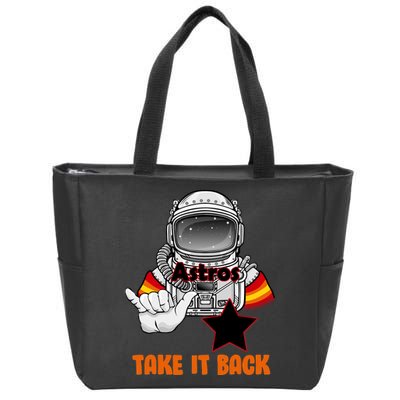 Astros Take It Back Zip Tote Bag