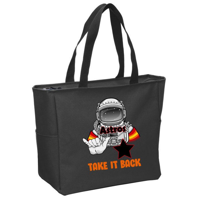 Astros Take It Back Zip Tote Bag
