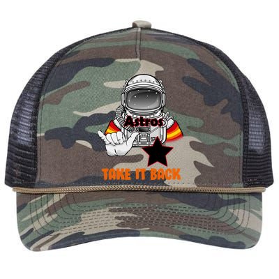 Astros Take It Back Retro Rope Trucker Hat Cap