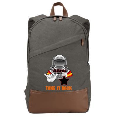 Astros Take It Back Cotton Canvas Backpack