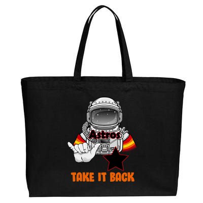 Astros Take It Back Cotton Canvas Jumbo Tote