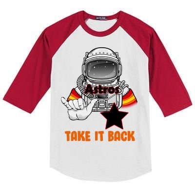 Astros Take It Back Kids Colorblock Raglan Jersey