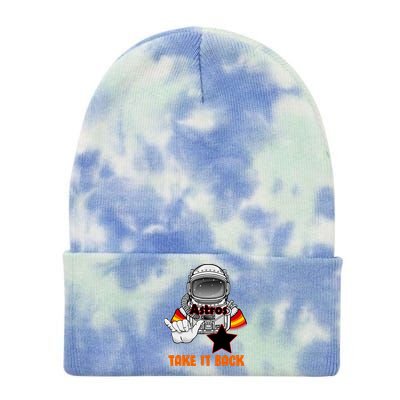 Astros Take It Back Tie Dye 12in Knit Beanie