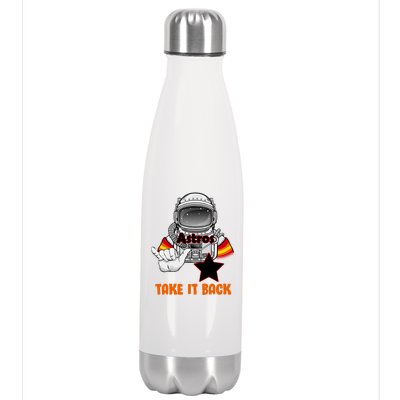 Astros Take It Back Stainless Steel Insulated Water Bottle