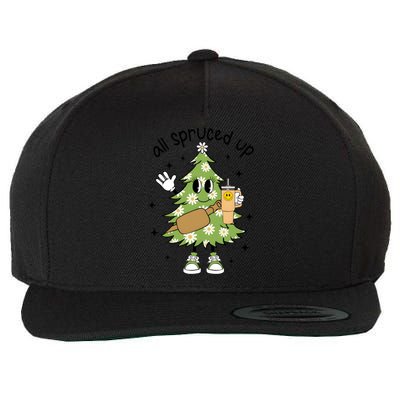 All Spruced Up Bougie Fir Life Christmas Tree Wool Snapback Cap