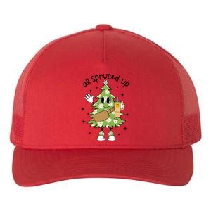 All Spruced Up Bougie Fir Life Christmas Tree Yupoong Adult 5-Panel Trucker Hat