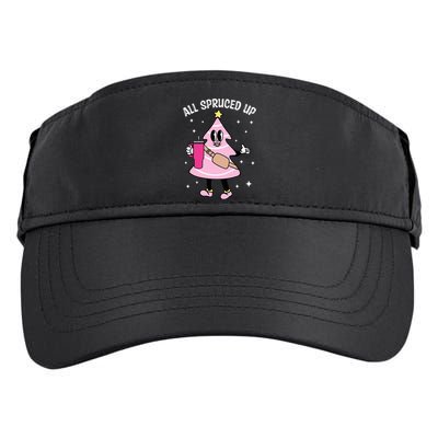 All Spruced Up Bougie Christmas Tree Boujee Xmas Christmas Adult Drive Performance Visor