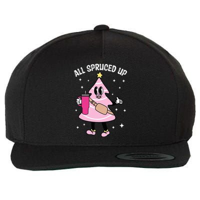 All Spruced Up Bougie Christmas Tree Boujee Xmas Christmas Wool Snapback Cap