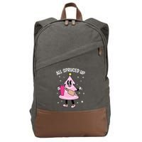 All Spruced Up Bougie Christmas Tree Boujee Xmas Christmas Cotton Canvas Backpack