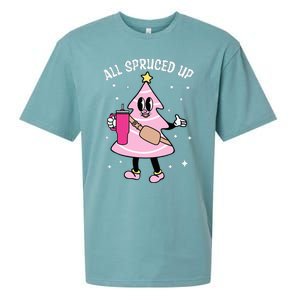 All Spruced Up Bougie Christmas Tree Boujee Xmas Christmas Sueded Cloud Jersey T-Shirt