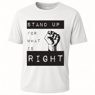 Activist Stand Up For What Is Right Change Makers Animal Rights Cooling Performance Crew T-Shirt