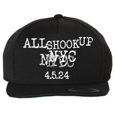 All Shook Up Quake New Yorker Gift Wool Snapback Cap