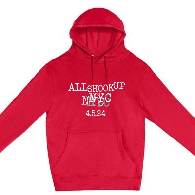 All Shook Up Quake New Yorker Gift Premium Pullover Hoodie