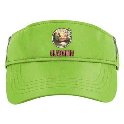 Alabama State Usa Adult Drive Performance Visor