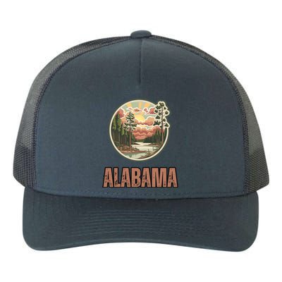 Alabama State Usa Yupoong Adult 5-Panel Trucker Hat