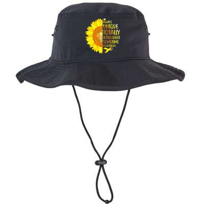 Autism Sunflower Unique Totally Intelligent Mysterious Bucket Hat