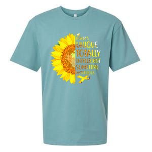 Autism Sunflower Unique Totally Intelligent Mysterious Sueded Cloud Jersey T-Shirt