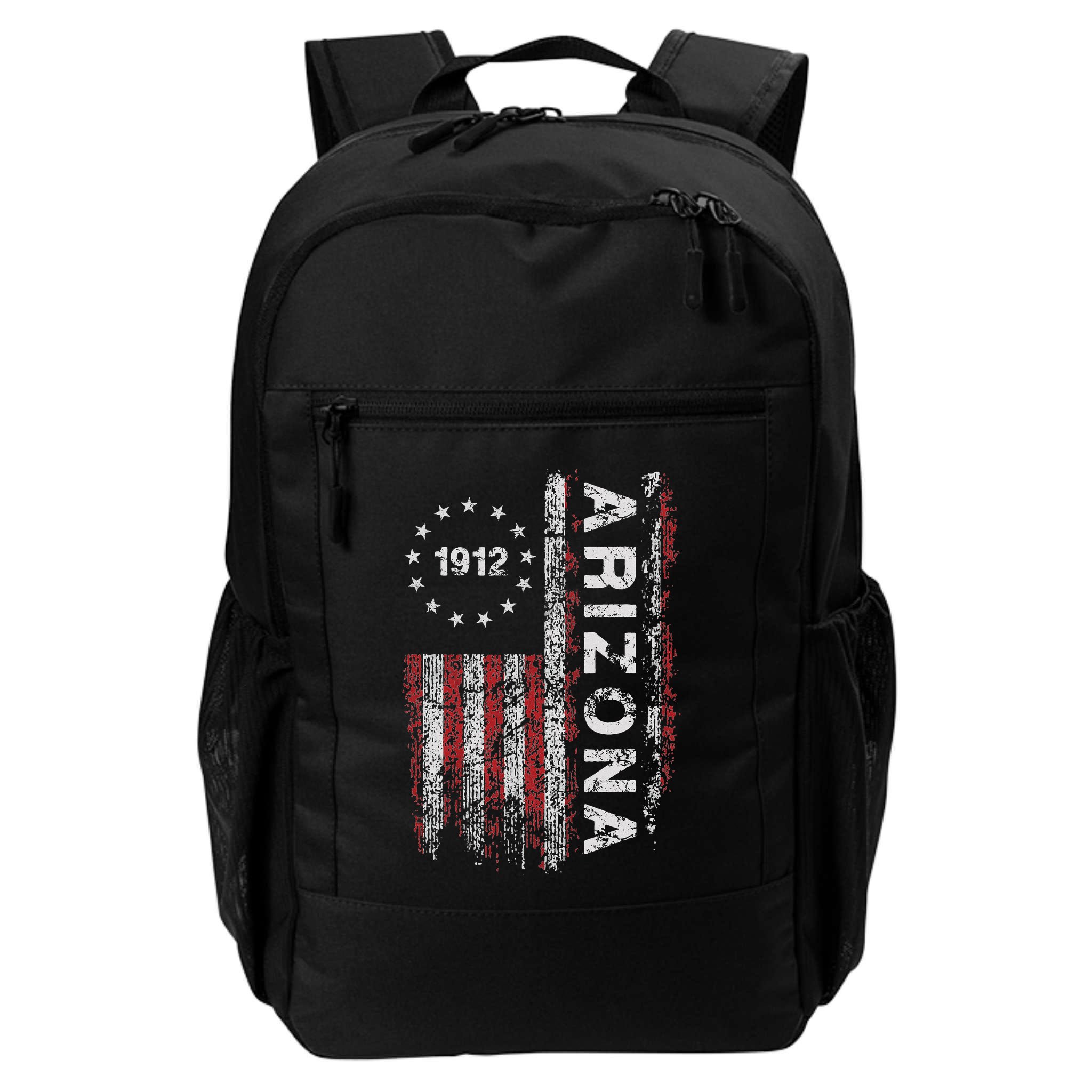 Arizona State Us Flag Vintage Backpack