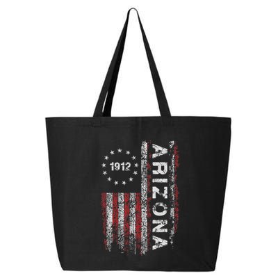 Arizona State Us Flag Vintage 25L Jumbo Tote