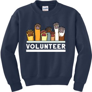 Animal Shelter Volunteer For Dog Rescue Supporter Kids Sweatshirt