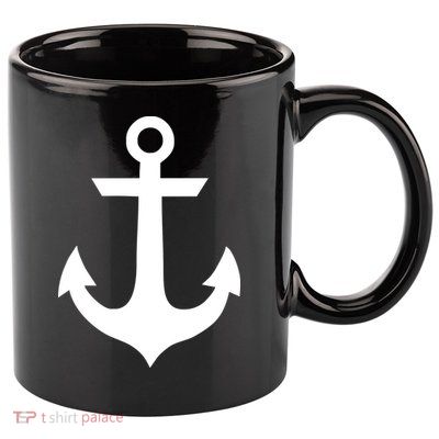 Anchorblack Sailor Vintage Style Navy Nautical 11oz C Handle Ceramic Mug